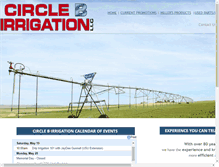 Tablet Screenshot of circlebirrigation.com